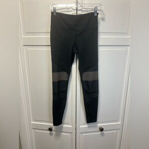 lilybod Amber Black Moto Leggings Size Small